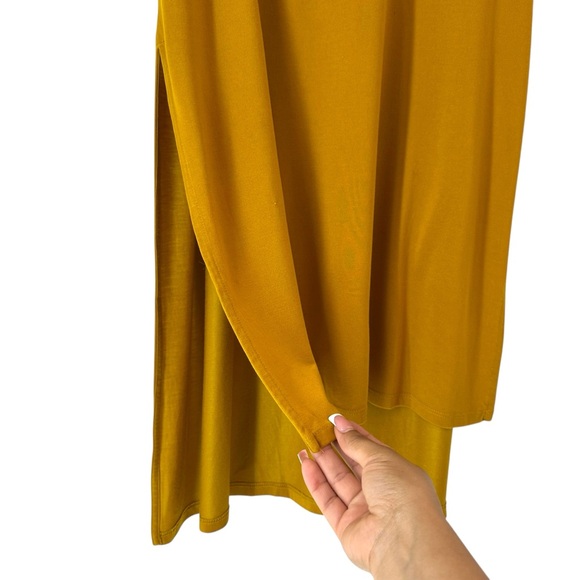 Anthropologie Akemi + Kin Longview Tunic Tank Top Mustard Yellow Sleeveless XS - Picture 5 of 8